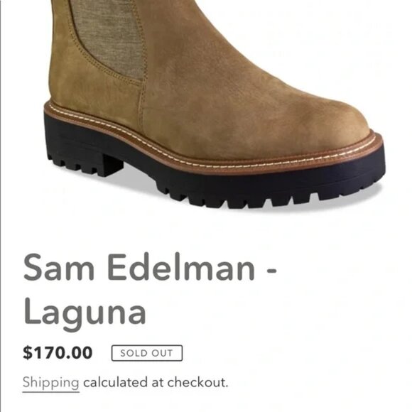 Sam Edelman Laguna Chelsea Boots I Size 7.5 - Picture 5 of 5